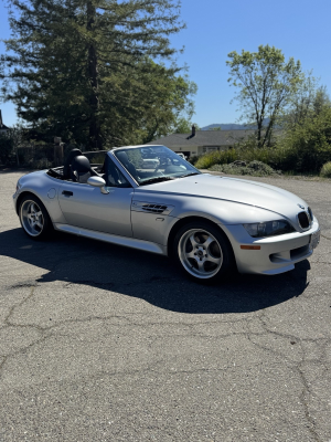 2000 BMW M Roadster in Titanium Silver Metallic over Black Nappa