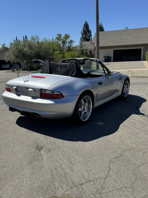 2000 BMW M Roadster in Titanium Silver Metallic over Black Nappa