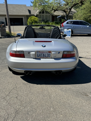 2000 BMW M Roadster in Titanium Silver Metallic over Black Nappa