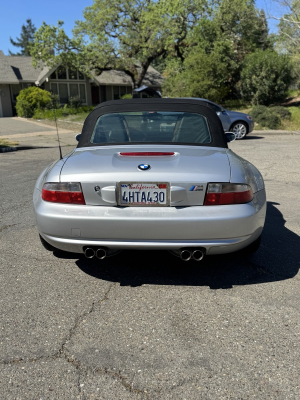 2000 BMW M Roadster in Titanium Silver Metallic over Black Nappa