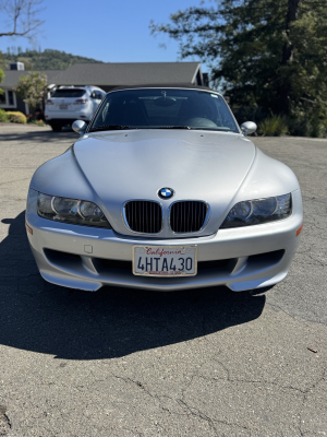 2000 BMW M Roadster in Titanium Silver Metallic over Black Nappa