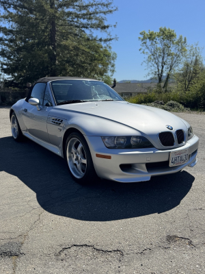 2000 BMW M Roadster in Titanium Silver Metallic over Black Nappa