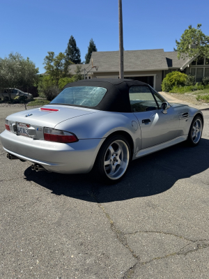 2000 BMW M Roadster in Titanium Silver Metallic over Black Nappa