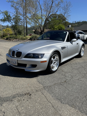 2000 BMW M Roadster in Titanium Silver Metallic over Black Nappa