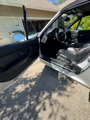 2000 BMW M Roadster in Titanium Silver Metallic over Black Nappa