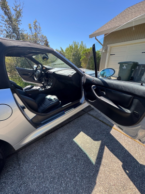 2000 BMW M Roadster in Titanium Silver Metallic over Black Nappa