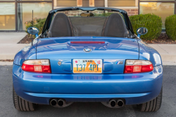 2000 BMW M Roadster in Estoril Blue Metallic over Estoril Blue & Black Nappa