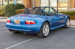 2000 BMW M Roadster in Estoril Blue Metallic over Estoril Blue & Black Nappa