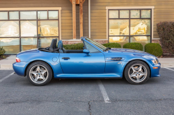 2000 BMW M Roadster in Estoril Blue Metallic over Estoril Blue & Black Nappa