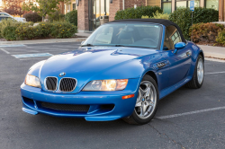 2000 BMW M Roadster in Estoril Blue Metallic over Estoril Blue & Black Nappa