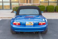 2000 BMW M Roadster in Estoril Blue Metallic over Estoril Blue & Black Nappa