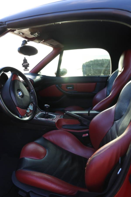 2000 BMW M Roadster in Imola Red 2 over Imola Red & Black Nappa