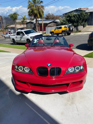 2000 BMW M Roadster in Imola Red 2 over Imola Red & Black Nappa