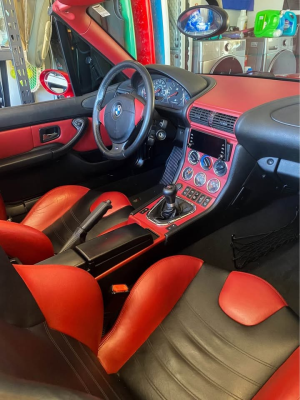2000 BMW M Roadster in Imola Red 2 over Imola Red & Black Nappa