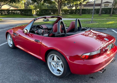 2000 BMW M Roadster in Imola Red 2 over Imola Red & Black Nappa
