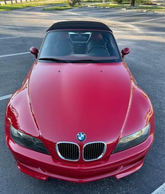 2000 BMW M Roadster in Imola Red 2 over Imola Red & Black Nappa
