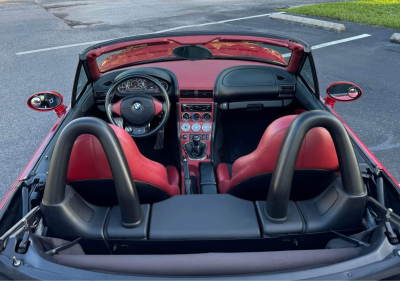2000 BMW M Roadster in Imola Red 2 over Imola Red & Black Nappa