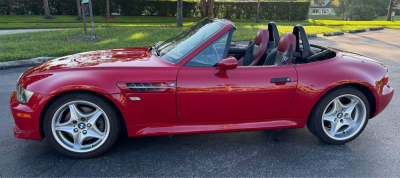 2000 BMW M Roadster in Imola Red 2 over Imola Red & Black Nappa