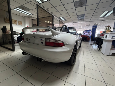 2000 BMW M Roadster in Alpine White 3 over Estoril Blue & Black Nappa