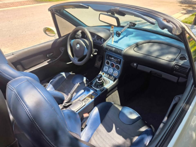 2000 BMW M Roadster in Alpine White 3 over Estoril Blue & Black Nappa