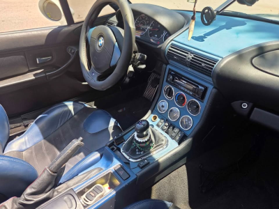 2000 BMW M Roadster in Alpine White 3 over Estoril Blue & Black Nappa