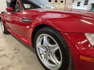 2000 BMW M Roadster in Imola Red 2 over Imola Red & Black Nappa