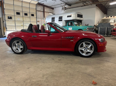 2000 BMW M Roadster in Imola Red 2 over Imola Red & Black Nappa