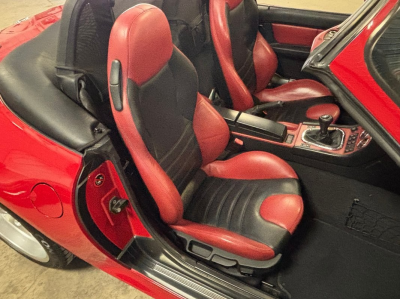 2000 BMW M Roadster in Imola Red 2 over Imola Red & Black Nappa