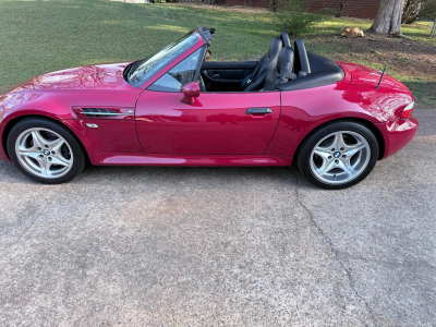 2000 BMW M Roadster in Imola Red 2 over Black Nappa