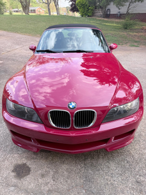 2000 BMW M Roadster in Imola Red 2 over Black Nappa