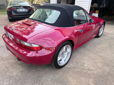 2000 BMW M Roadster in Imola Red 2 over Black Nappa