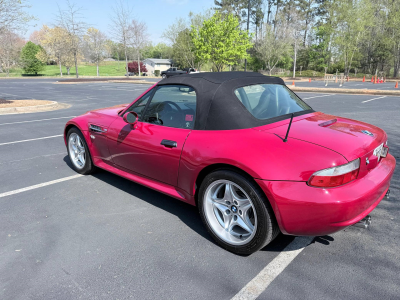 2000 BMW M Roadster in Imola Red 2 over Black Nappa