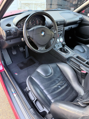 2000 BMW M Roadster in Imola Red 2 over Black Nappa