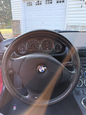 2000 BMW M Roadster in Imola Red 2 over Black Nappa