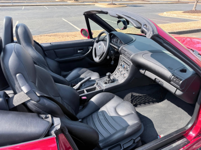 2000 BMW M Roadster in Imola Red 2 over Black Nappa