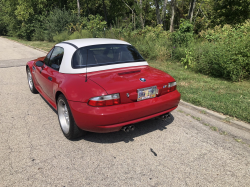 2000 BMW M Roadster in Imola Red 2 over Black Nappa