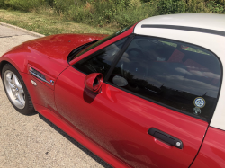 2000 BMW M Roadster in Imola Red 2 over Black Nappa