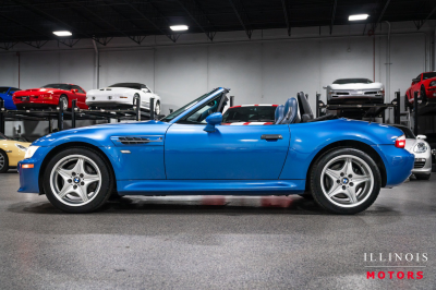 2000 BMW M Roadster in Estoril Blue Metallic over Estoril Blue & Black Nappa
