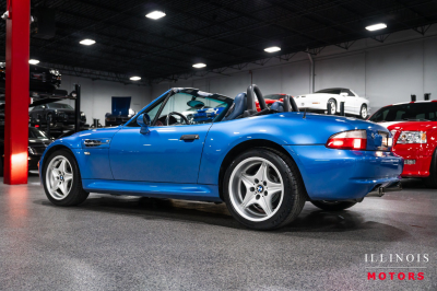 2000 BMW M Roadster in Estoril Blue Metallic over Estoril Blue & Black Nappa