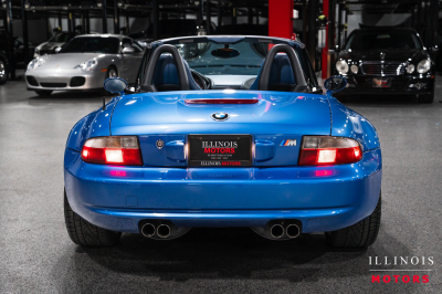 2000 BMW M Roadster in Estoril Blue Metallic over Estoril Blue & Black Nappa