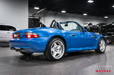 2000 BMW M Roadster in Estoril Blue Metallic over Estoril Blue & Black Nappa