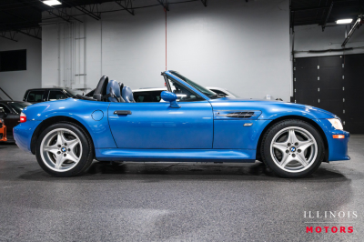2000 BMW M Roadster in Estoril Blue Metallic over Estoril Blue & Black Nappa