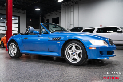 2000 BMW M Roadster in Estoril Blue Metallic over Estoril Blue & Black Nappa