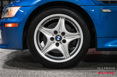 2000 BMW M Roadster in Estoril Blue Metallic over Estoril Blue & Black Nappa