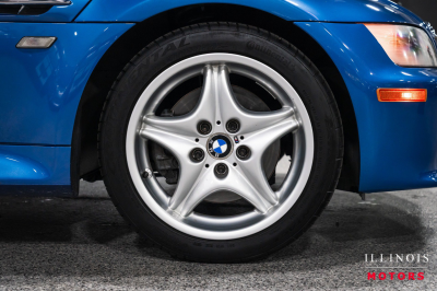 2000 BMW M Roadster in Estoril Blue Metallic over Estoril Blue & Black Nappa