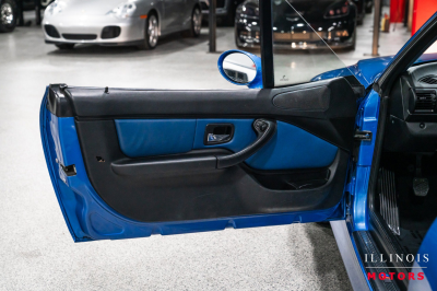 2000 BMW M Roadster in Estoril Blue Metallic over Estoril Blue & Black Nappa