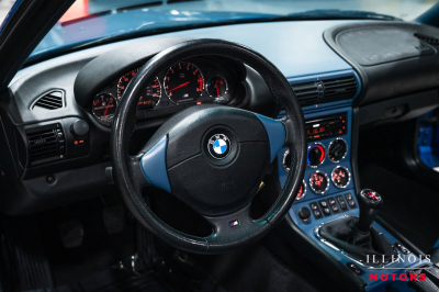 2000 BMW M Roadster in Estoril Blue Metallic over Estoril Blue & Black Nappa