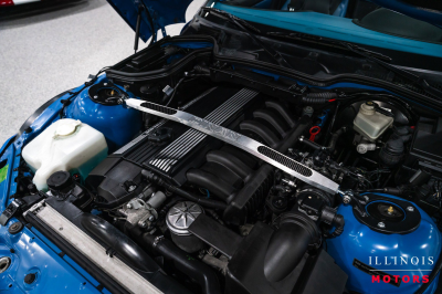2000 BMW M Roadster in Estoril Blue Metallic over Estoril Blue & Black Nappa
