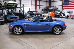 2000 BMW M Roadster in Estoril Blue Metallic over Estoril Blue & Black Nappa