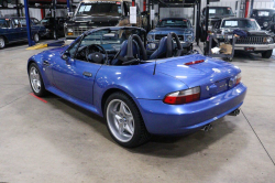 2000 BMW M Roadster in Estoril Blue Metallic over Estoril Blue & Black Nappa